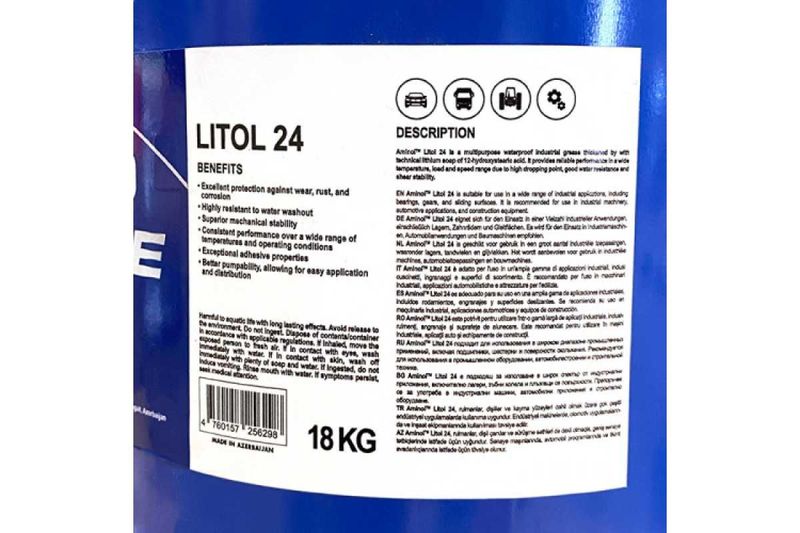 Литиевая смазка AMINOL LITOL-24 Литиевая смазка AMINOL LITOL-24