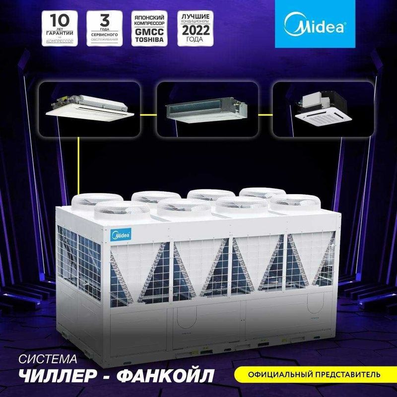 Чиллер Midea | Chiller | Aqua Tempo Power MGBL-F200W/RN1