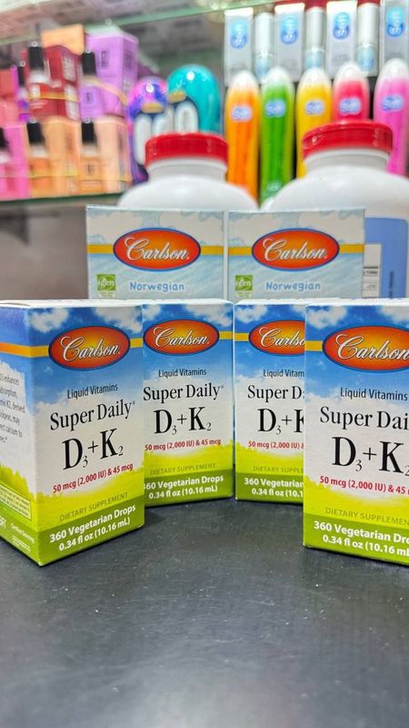 D3 va K2 vitaminlari tomchilari, 360 tomchi
