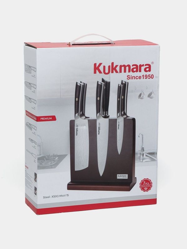 Набор кухонных ножей Kukmara, 7 предметов, 305 Набор кухонных ножей Kukmara, 7 предметов, 305