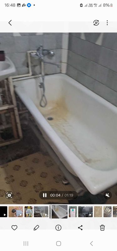 Чугунная ванна в хорошем состоянии Чугунная ванна в хорошем состоянии