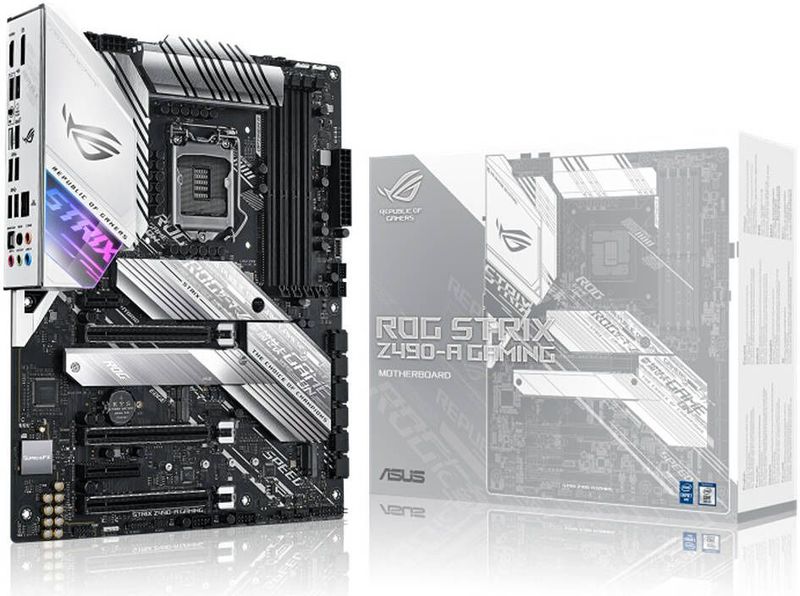 Asus rog strix z 490 Gaming A white