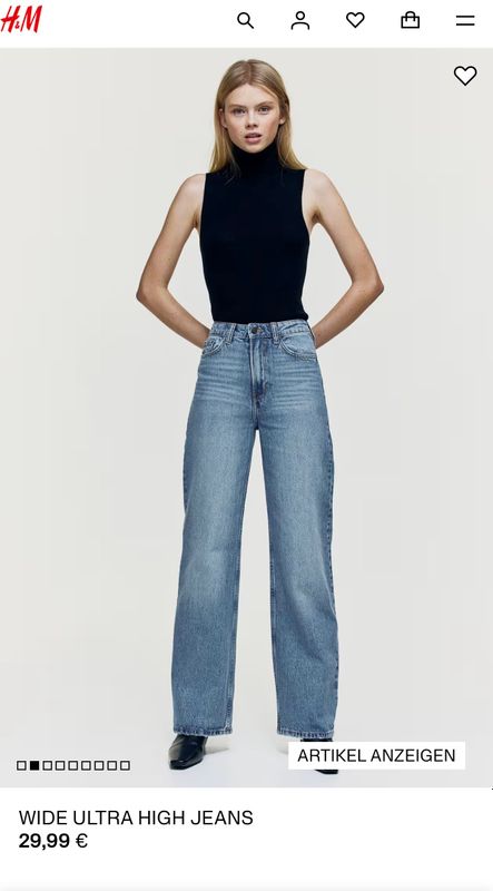 Джинсы женские H&M