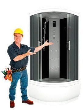 Уст-ка новый душ-кабина джакуззи раковина унитаз стир-машина аристон.