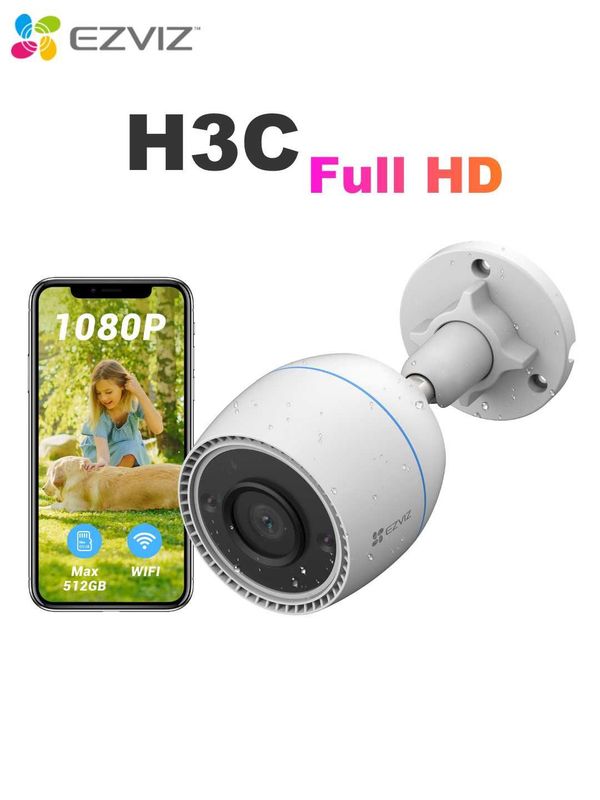 EZVIZ H3C (FULL HD 2MP) Wi Fi Kamera | Уличная Камера |Видеонаблюдения EZVIZ H3C (FULL HD 2MP) Wi Fi Kamera | Уличная Камера |Видеонаблюдения