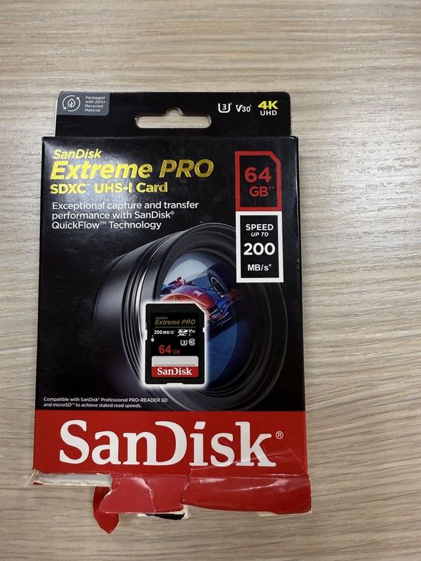 Sandisk Extreme PRO SDXC 64gb