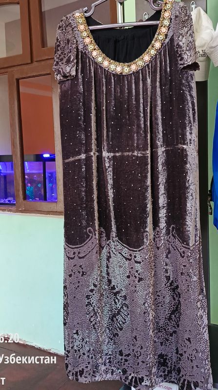 национальное платье сшиты на заказ из помбархата