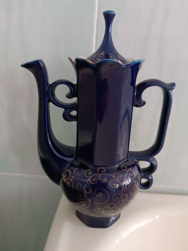 Кофейник Ночка Бронницы винтаж СССР