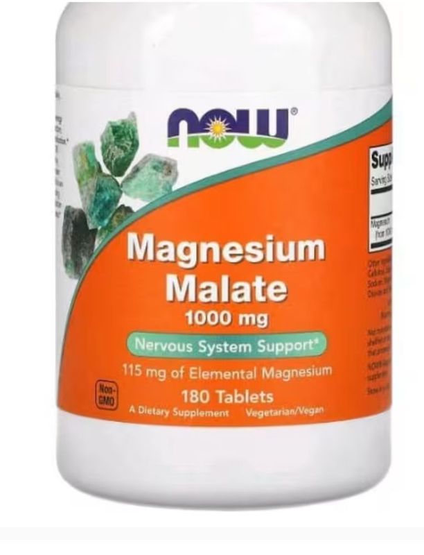 Magnesium Malate 1000 mg / 180 tablets