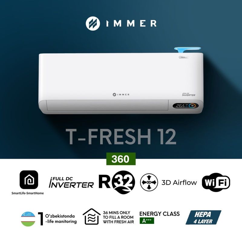 Immer T-Fresh 12 Inverter konditsioneri Immer T-Fresh 12 Inverter konditsioneri