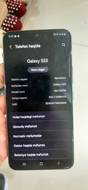 Galaxy Samsung S22 5G