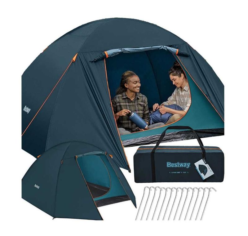 Палатка 4х местная-280 x 240 x 140 см Bestway 68141 Доставка бесплатно Палатка 4х местная-280 x 240 x 140 см Bestway 68141 Доставка бесплатно