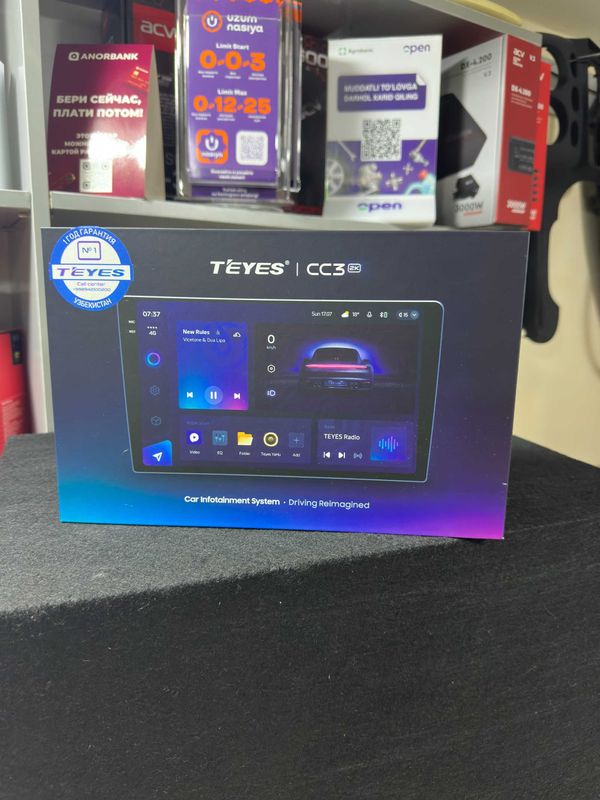 TEYES CC3 2K 4/64 Avto monitor 1 YIL KAFOLAT TEYES CC3 2K 4/64 Avto monitor 1 YIL KAFOLAT