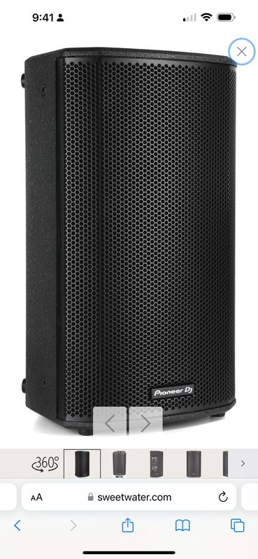 Pioneer DJ XPRS122 12-inch Active Loudspeaker Speaker - Black