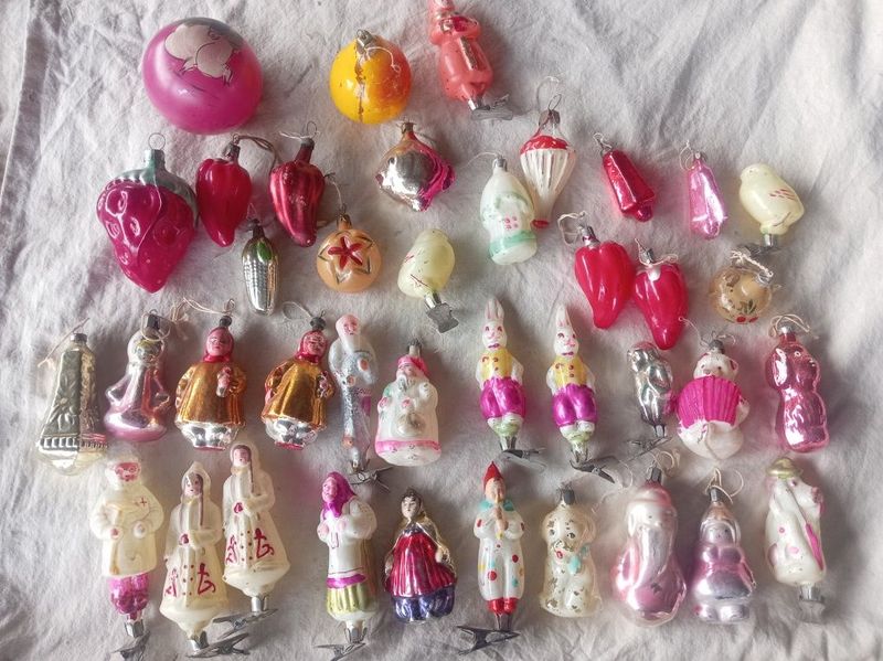 Ёлочные игрушки советские Ёлочные игрушки советские