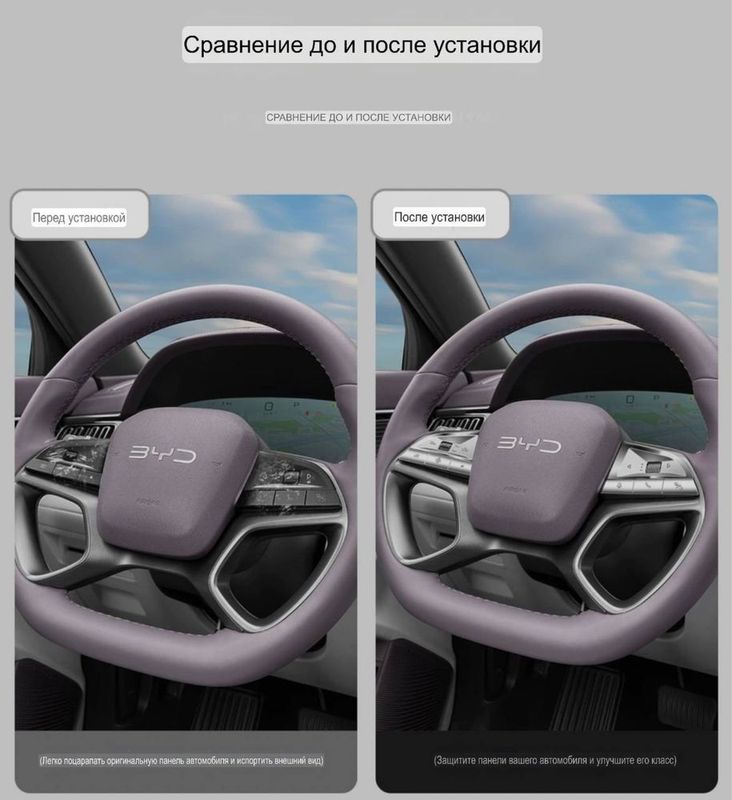 Накладки на кнопки руля BYD Champion Smart Drive Накладки на кнопки руля BYD Champion Smart Drive