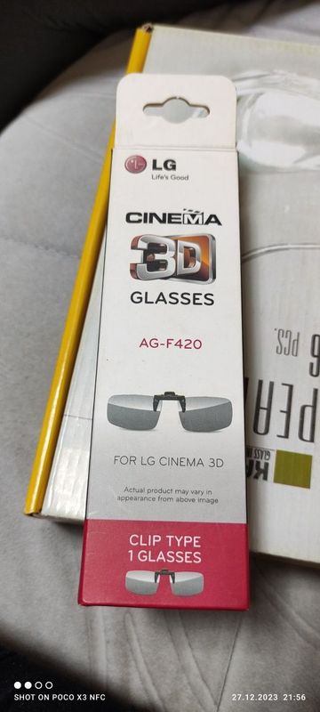 Продаются 3 D очки