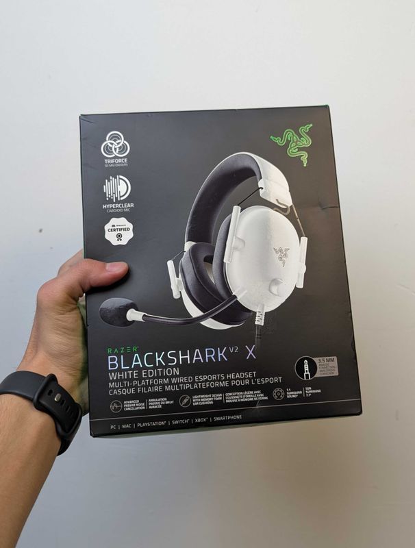 Razer Blackshark V2 X (WHITE) 3.5mm aux