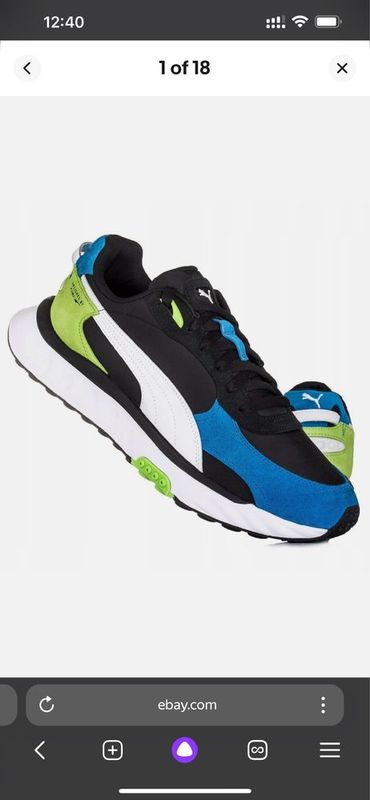 PUMA Wild Rider Rollin' - Future Blue Green PUMA Wild Rider Rollin' - Future Blue Green