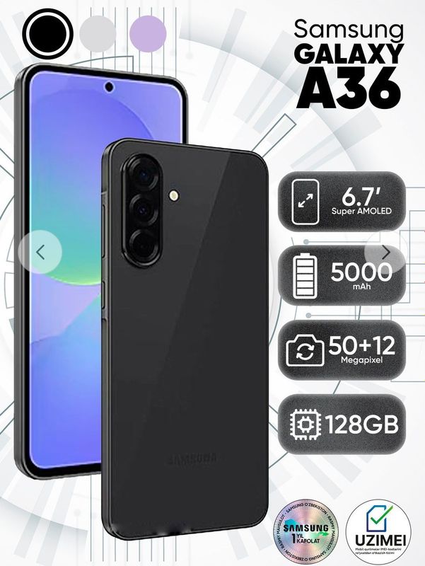 Samsung galaxy A36 5G 8/128gb black