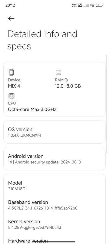 xiaomi mix 4 obmen