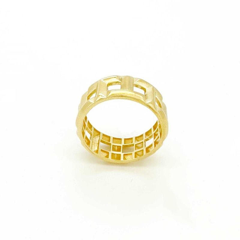 Золотое кольцо "Sculptural Etude" в стиле David Yurman Золотое кольцо "Sculptural Etude" в стиле David Yurman