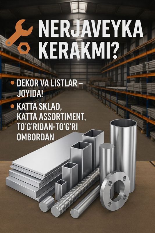Nerjaveyka list truba prut profil istalgan turi mavjud Nerjaveyka list truba prut profil istalgan turi mavjud