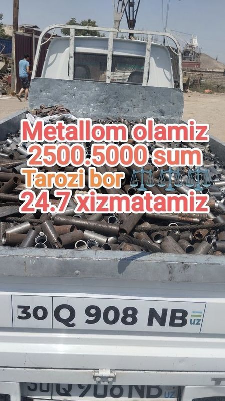 9000 Sum Metallom б/у Metalom olamiz Металлом b/u Металом переработка 9000 Sum Metallom б/у Metalom olamiz Металлом b/u Металом переработка