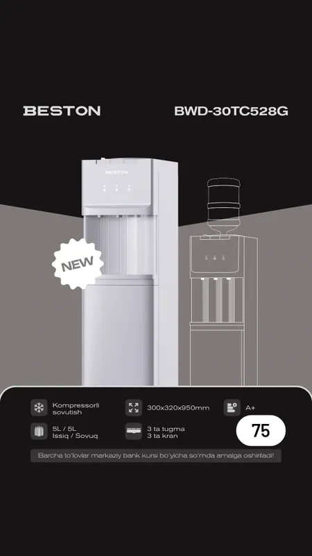 Куллери от фирмы Beston BWD-30TC528G