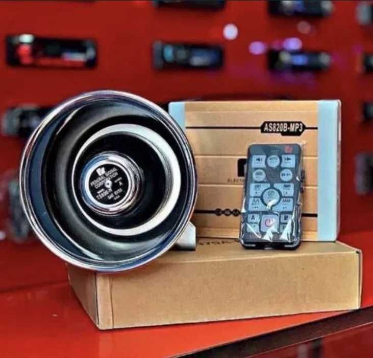 Автомобильная сирена 600-Вт, с дистанционным пультом Автомобильная сирена 600-Вт, с дистанционным пультом