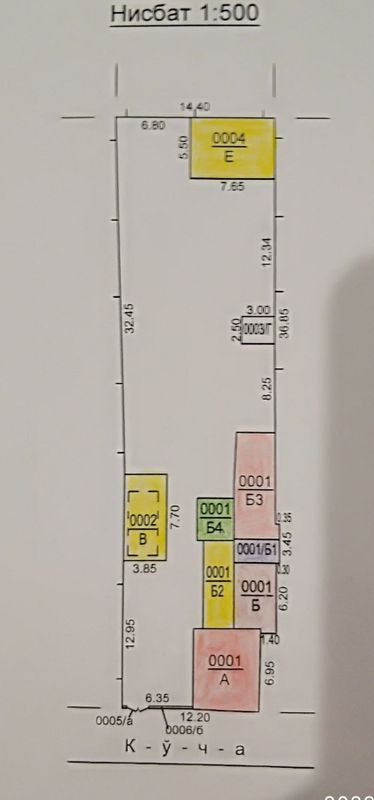 Продаётся свой участок в районе Паркентского базара.