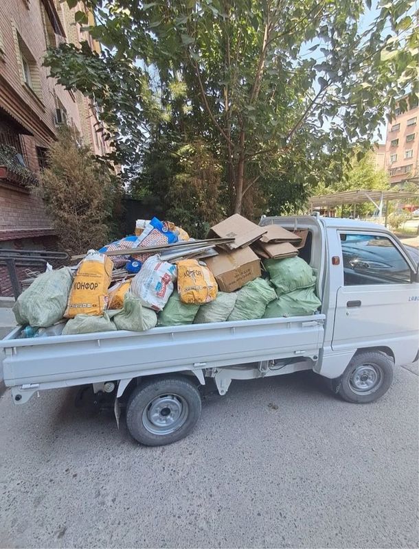 Вывоз строительного мусора .и хлам . Старой мебели