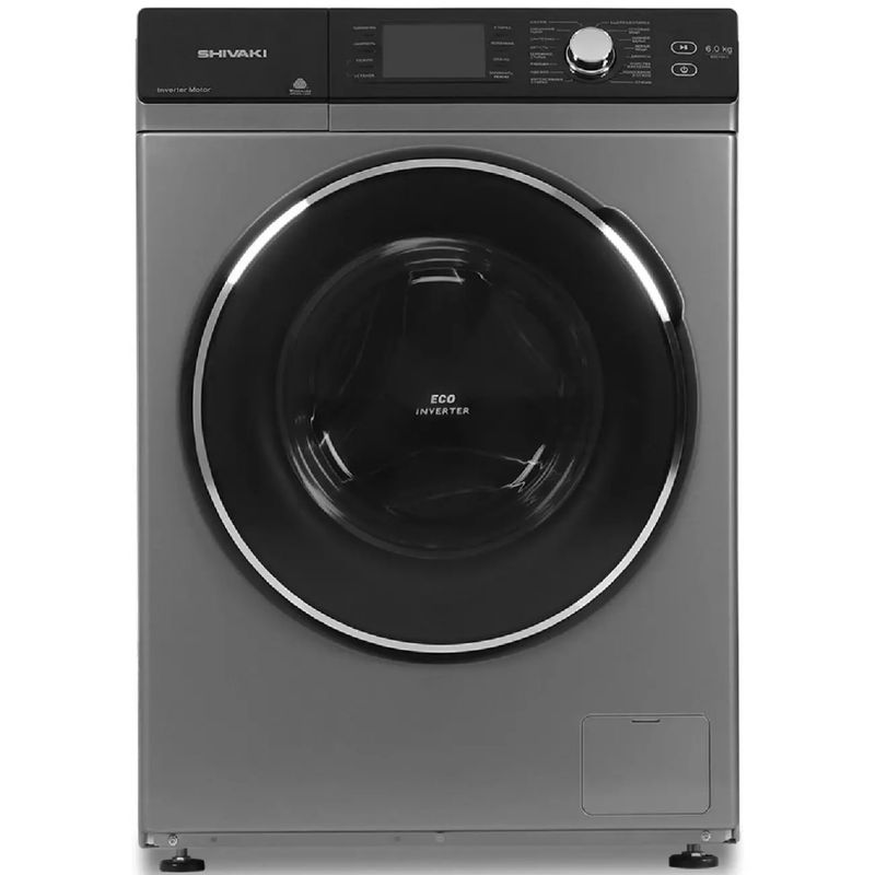 Стиральная машина Shivaki WF60K025CS — Стильный серый дизайн и качественная стирка Стиральная машина Shivaki WF60K025CS — Стильный серый дизайн и качественная стирка