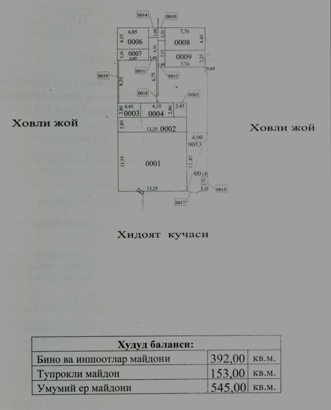 Ҳовли уй сотилади, продаётся жилой дом