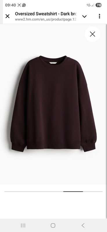 свитшот от бренда H&M свитшот от бренда H&M