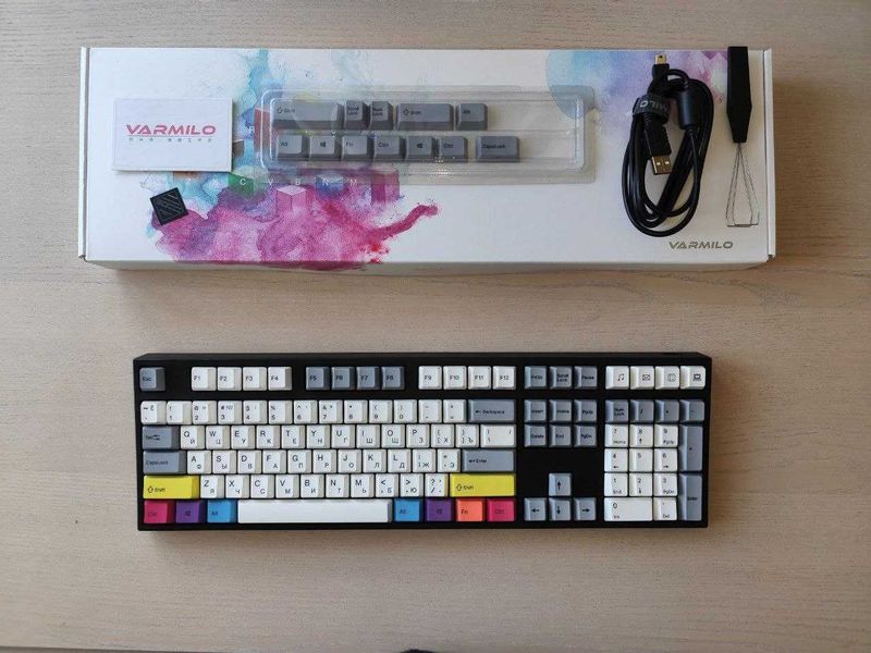 Клавиатура Varmilo VA108M CMYK Cherry MX Silent Red Клавиатура Varmilo VA108M CMYK Cherry MX Silent Red