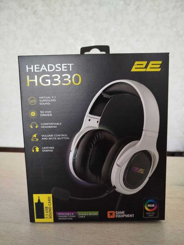 Наушники игровые проводные с микрофоном 2E GAMING HG330 Наушники игровые проводные с микрофоном 2E GAMING HG330
