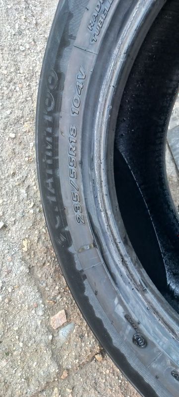 Шына 235/55/18R малибу 1 дан ечилган холати яхши