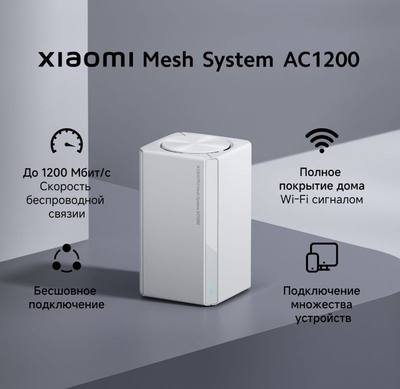 Xiaomi mesh WiFi роутер ac1200 Xiaomi mesh WiFi роутер ac1200