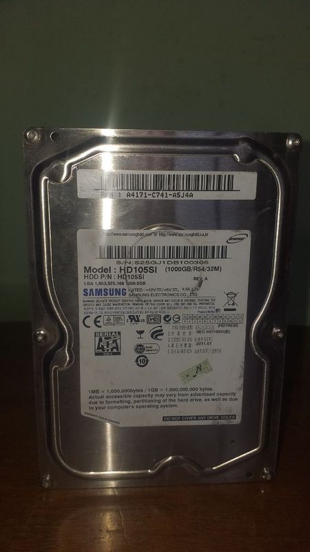 Hard 1 TB samsung, Western