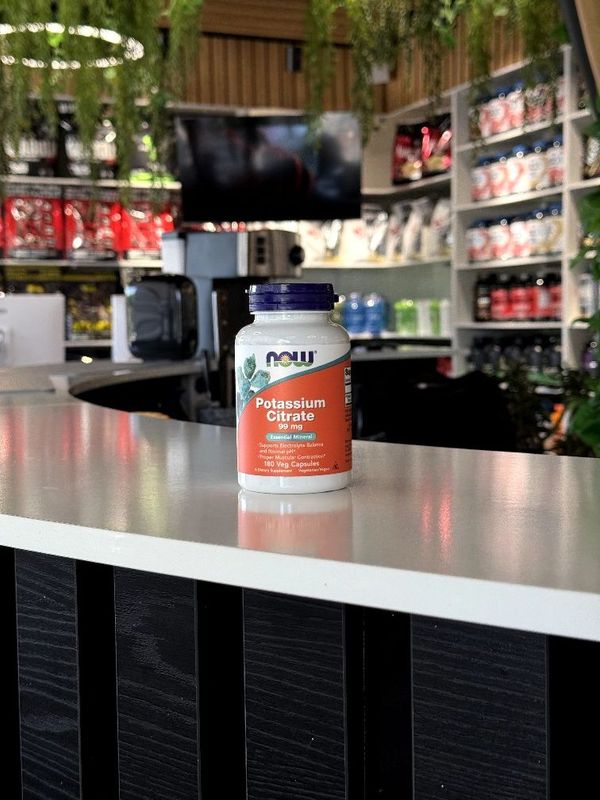 now Potassium Citrate 99 mg 180 veg cups