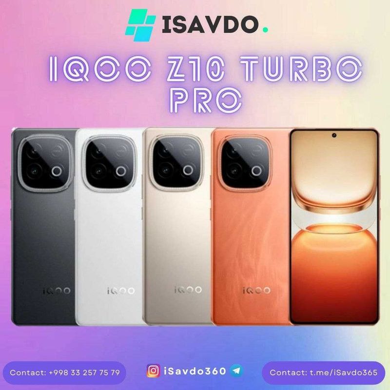 iQOO Z10 Turbo Pro (Oldindan to`lovsiz | Без предоплаты) (Рассрочка) iQOO Z10 Turbo Pro (Oldindan to`lovsiz | Без предоплаты) (Рассрочка)