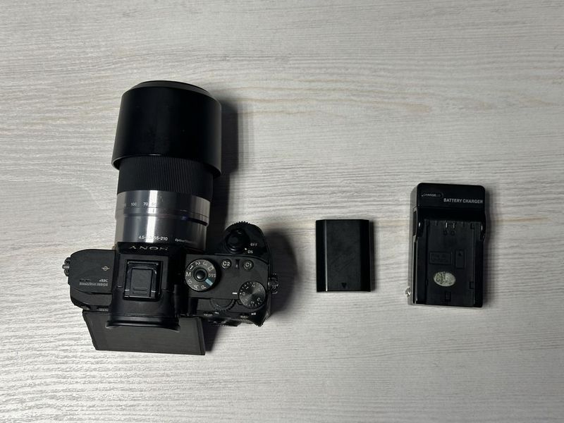 Sony alpha a7 r III + 55 210 mm линза