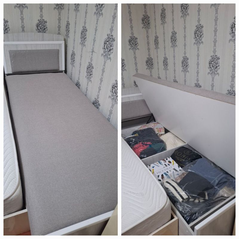 Spalni mebil kamplekt i 1 kishilik kravat Spalni mebil kamplekt i 1 kishilik kravat