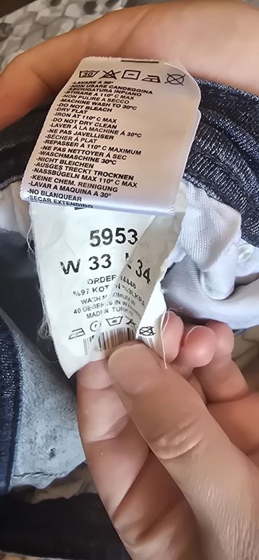 Джинсы мужские, W33 L34 Джинсы мужские, W33 L34