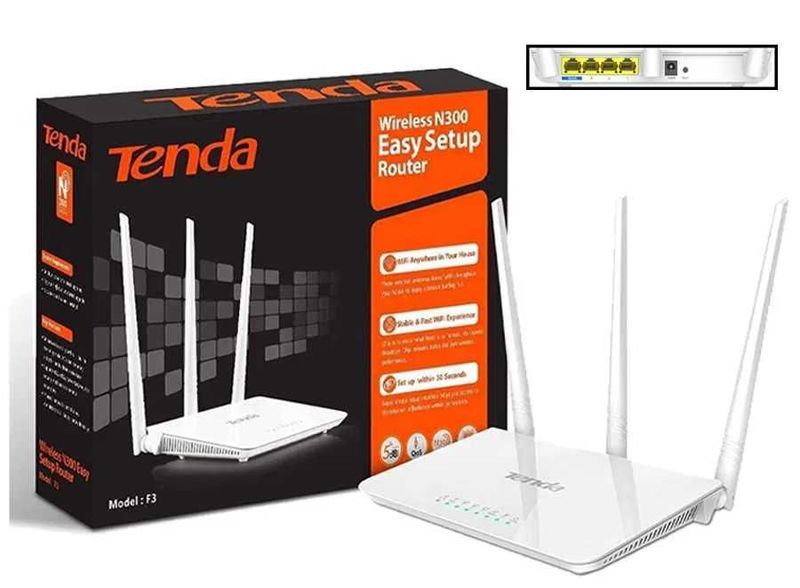 Wi-Fi роутер Tenda F3 оптом ценада