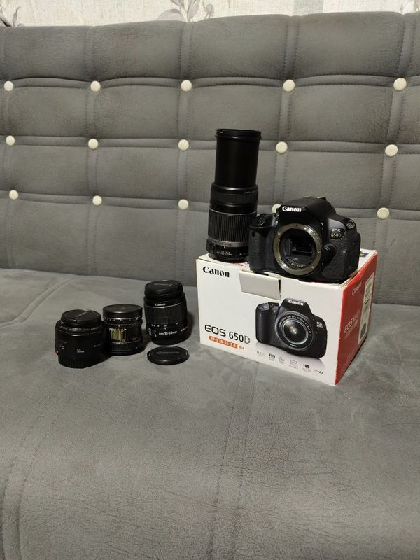 Canon 650 D + 4 объектива Canon 650 D + 4 объектива