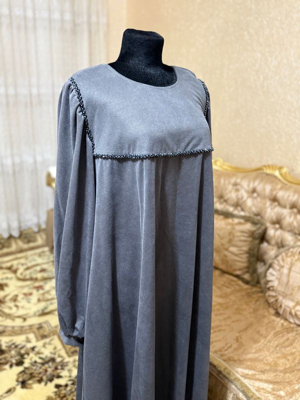 Платье микровельвет