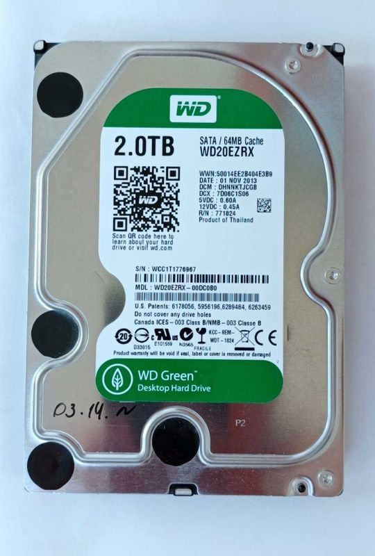 Продам HDD WD Green 2 TB Продам HDD WD Green 2 TB