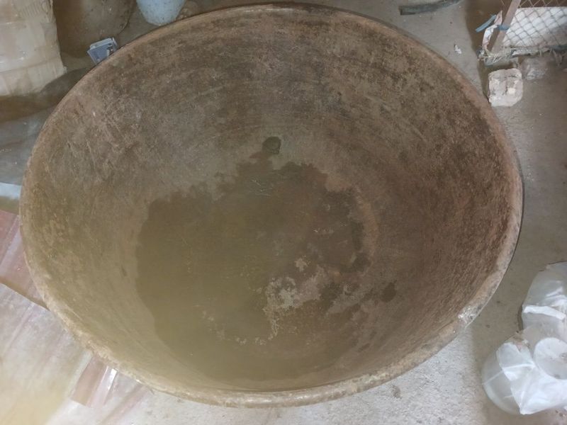 Казан 150л сув олади.